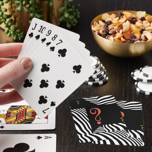 Was ist deine Poker-Hand? Spielkarten (In Situ)