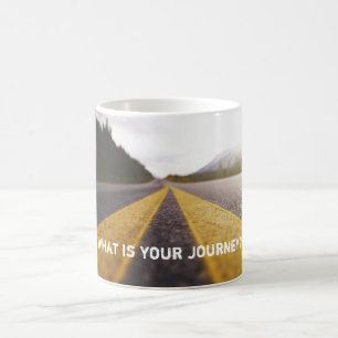Was ist deine Reise? Kaffeetasse