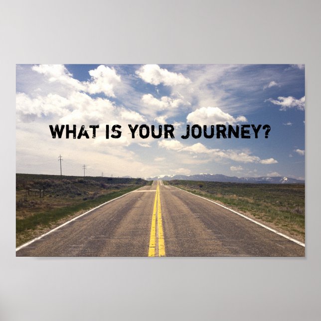Was ist deine Reise? Poster (Vorne)