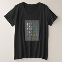 Was ist deine Superkraft? Monat des Stolzes für Me Große Größe T-Shirt