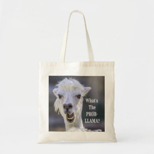 Was ist der Prob- Llama? Niedlich Funny LLAMA Tragetasche