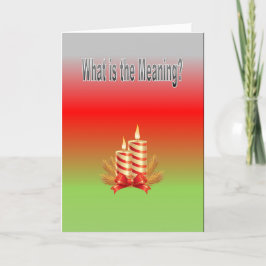 Was ist die Bedeutung? Karte