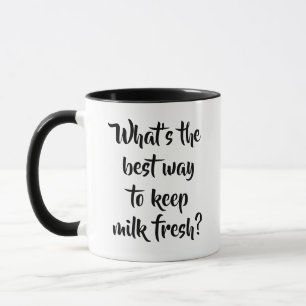 Was ist die beste Art, Milch Behalten Frische Vega Tasse
