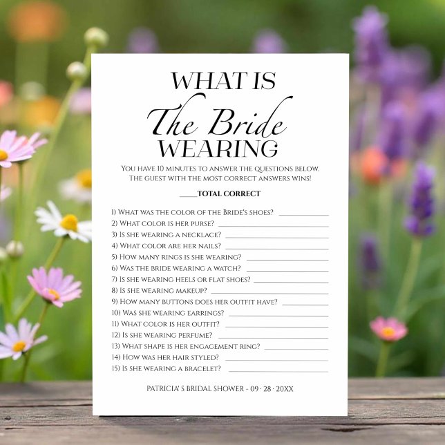 Was ist die Bride mit Minimalistischer Spielkarte? Einladung (Von Creator hochgeladen)