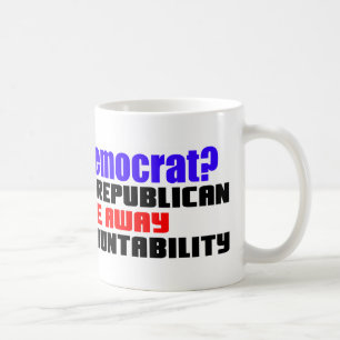 Was ist ein Demokrat? Kaffeetasse