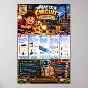 Was ist ein Schaltkreis Infografik Poster
