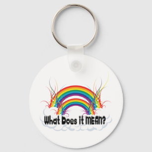 WAS IST ES GEMEIN? DOPPELRAINBOW SCHLÜSSELANHÄNGER