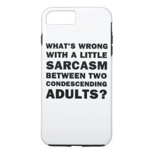 Was ist falsch an ein bisschen Sarkasmus Case-Mate iPhone Hülle