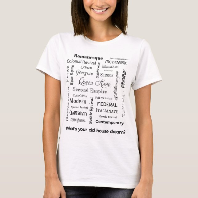 Was ist Ihr alter Haustraum? (Licht) T-Shirt (Vorderseite)