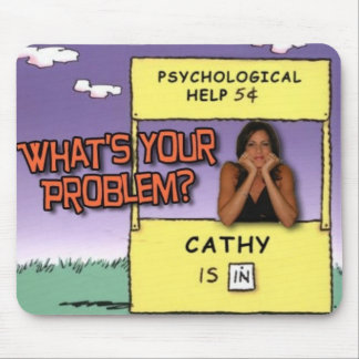 "Was ist IHR Problem? "Mausunterlage Mousepad