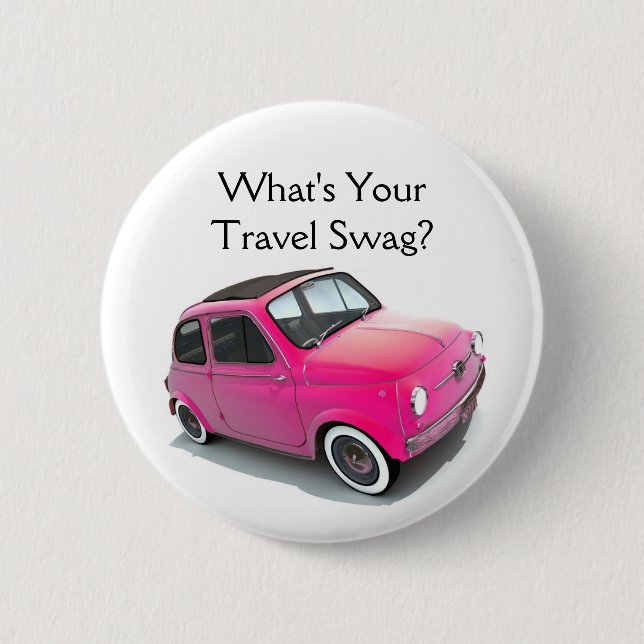 Was ist Ihr ReiseSwag? GeoSwag Button (Vorderseite)