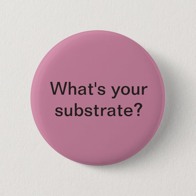 Was ist Ihr Substrat? Mosaikkünstlerfragen Button (Vorderseite)