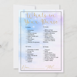 Was ist in deinem Brautparty "Taille Pastel Clouds Einladung