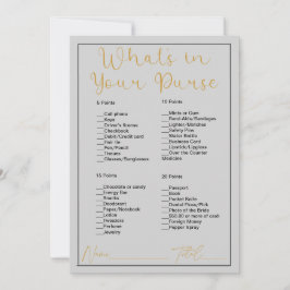 Was ist in deinem puren hellgrauen Brautparty? Einladung