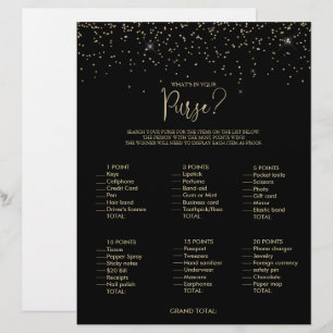 Was ist in deinem Purse Gold Brautparty Game?