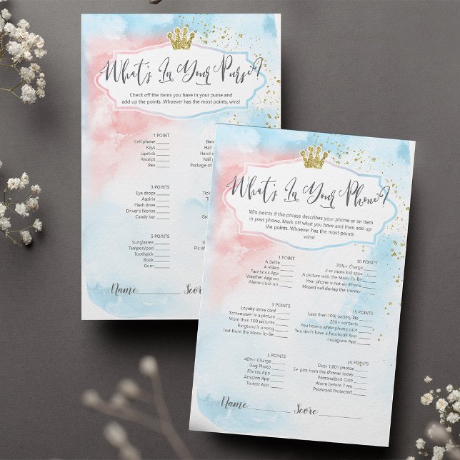 "Was ist in deinem Telefon / in deiner Geldbörse?" (Von Creator hochgeladen)