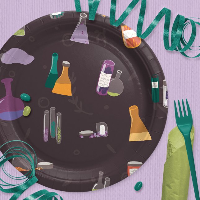 Was ist in der Flasche - Tränke und Zutaten Pappteller (Von Creator hochgeladen)