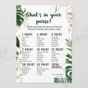 Was ist in Ihrem Safari Baby Shower Game Einladung