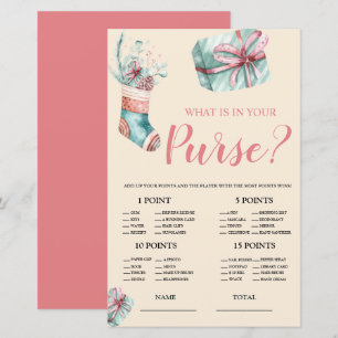 Was ist in Purse Christmas Strumpf Bridal Game