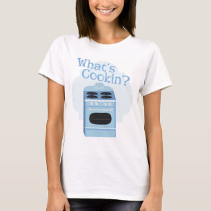 Was ist Kochen Spaß Retro Oven Illustration Art T-Shirt