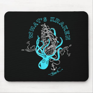 Was ist Kraken Lustiger Oktopus Seeungeheuer Grafi Mousepad