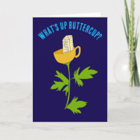 Was ist los Butterblume Lustig
