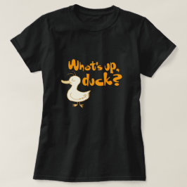 Was ist los, Duck? Funny Wordplay Shirt