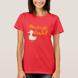 Was ist los, Duck? Funny Wordplay Shirt