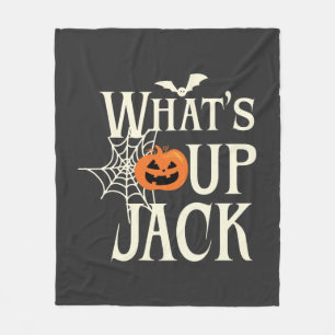 Was ist los Jack Halloween Fleecedecke