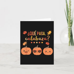 Was Ist Los Kürbis Spanischlehrer Herbst Tha Karte