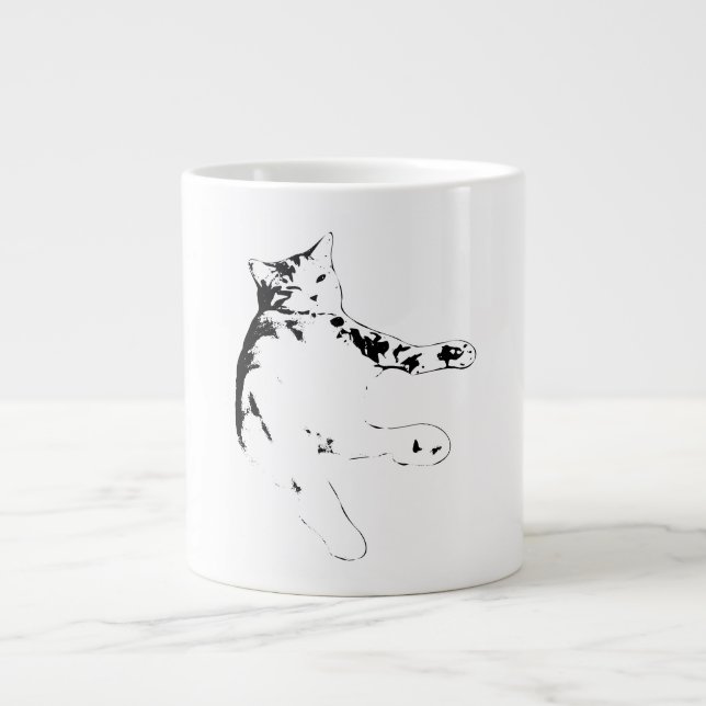 Was ist los, Mensch Jumbo-Tasse (Vorderseite)