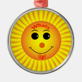 Was ist los! silbernes ornament