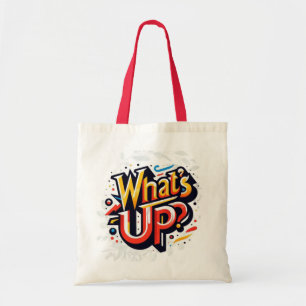 Was ist los? Tote Bag - Lässige und lustige Gestal Tragetasche