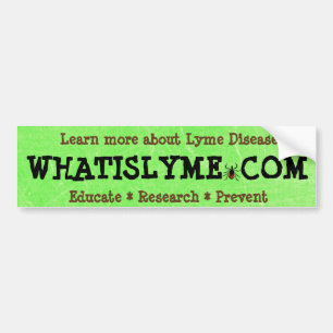 Was ist Lyme Disease Autoaufkleber? Autoaufkleber