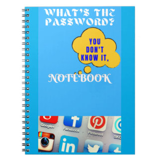 Was ist mein Password Spiral Notebook? Notizblock