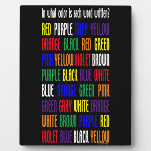 Was ist meine Farbe? Fotoplatte