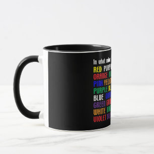 Was ist meine Farbe? Tasse