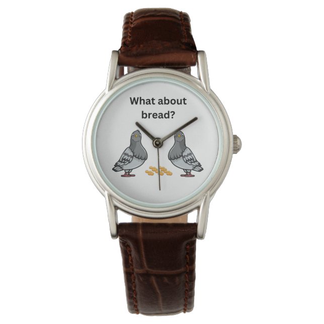 Was ist mit Brot? Armbanduhr (Vorderseite)