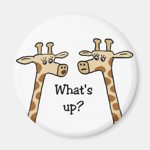 Was ist oben? Giraffenmagnet Magnet