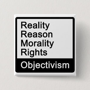 Was ist Objectivism? Knopf Button