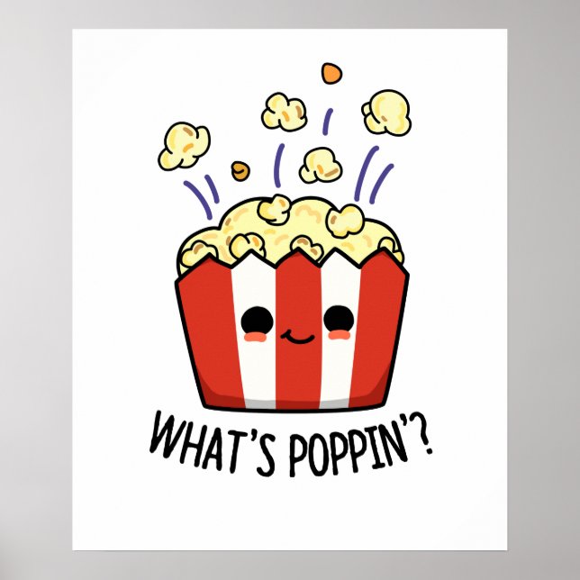 Was ist Poppin Funny Popcorn Pun? Poster (Vorne)