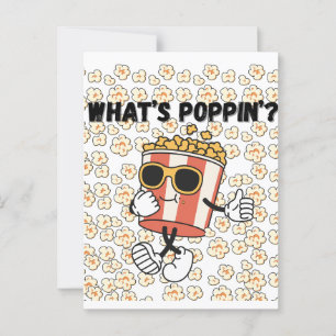 Was ist Poppin Popcorn? Postkarte