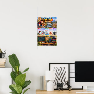 Was ist Reibung Infografik Poster