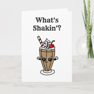 Was ist Shakin?   Schokolade Milkshake Friendship Karte