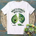 Was ist Stomata mit dir? Funny Science Pub Biology T-Shirt<br><div class="desc">Mit diesem cleveren "What’s Stomata With You?"-T - Shirt lachen Labrador-Partner und Pflanze-Liebhaber gleichermaßen. Dieses unglaublich witzig Biologiepult, das der Fotosynthese Spaß verleiht, eignet sich perfekt für Wissenschaftsstudenten, Lehrer, Botaniker oder alle, die Pflanze-basierte Pullover schätzen. Egal ob Sie im Unterricht, im Garten oder einfach nur den nerdigen Sinn für Spaß...</div>