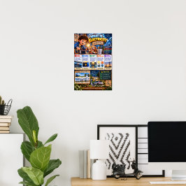 Was ist Strom Infografik Poster