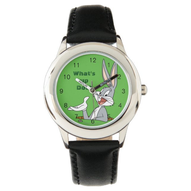 WAS IST UP DOC?™ BUGS BUNNY™ Rabbit Hole Armbanduhr (Vorderseite)