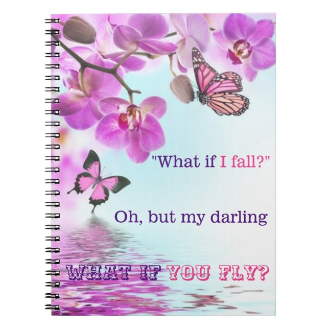 Was ist, wenn ein Notebook extravagant fällt? Notizblock (Vorderseite)