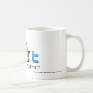 "Was Jesus" keine Sprache-Blase tweeten würde Kaffeetasse