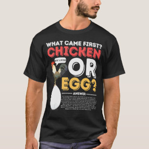 Was kam zuerst Huhn oder Ei Kostüm T-Shirt